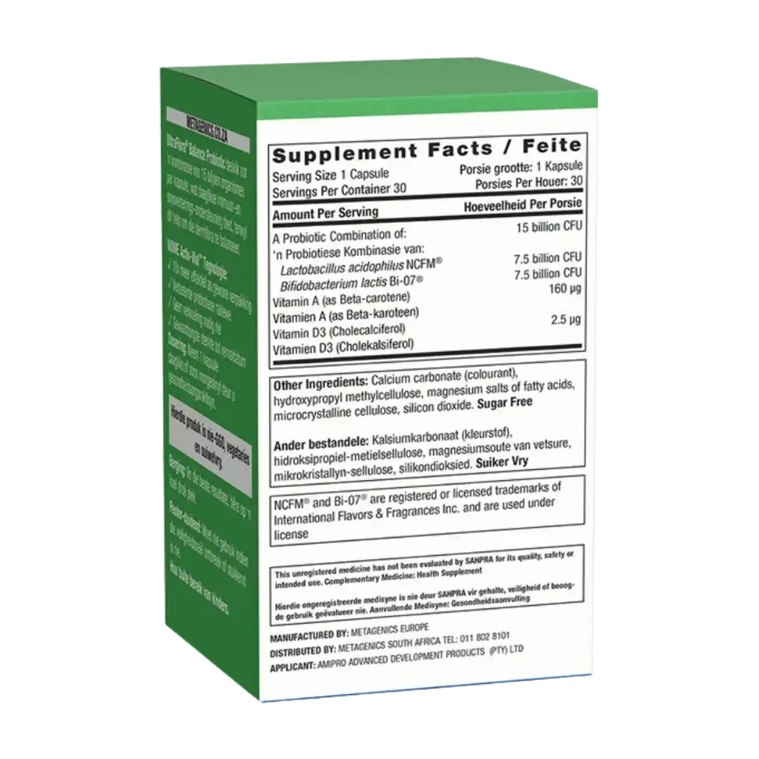 Metagenics UltraFlora Balance Probiotic