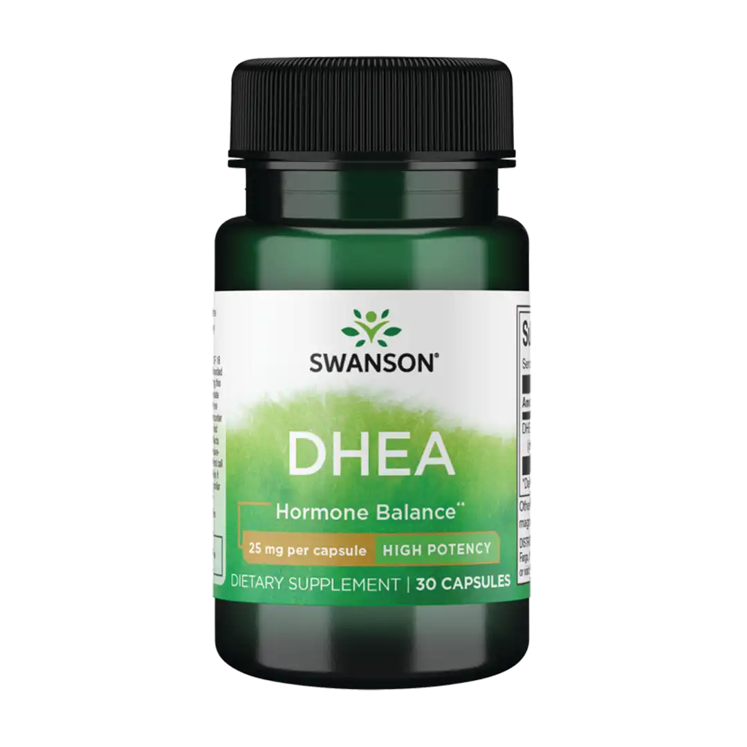 Swanson DHEA High Potency 25mg Capsules, 30's