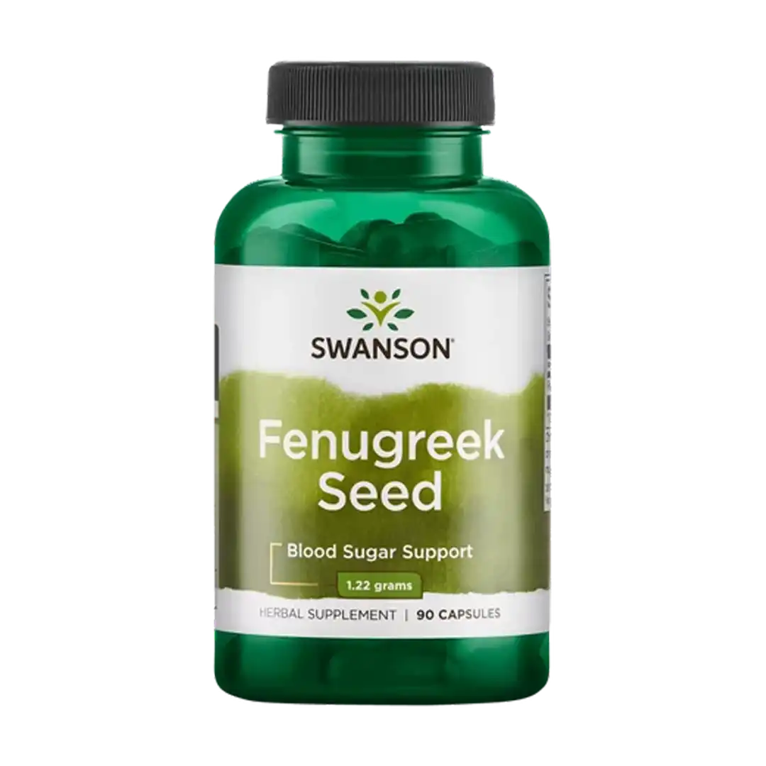 Swanson Full Spectrum Fenugreek Seed 610mg Capsules, 90's