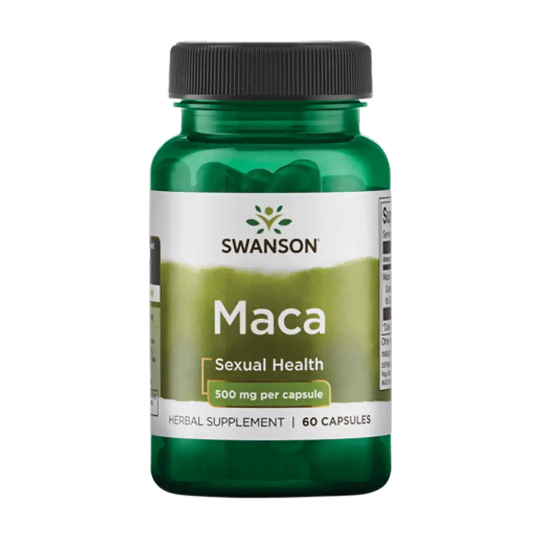 Swanson Maca Extract 500mg Capsules, 60's