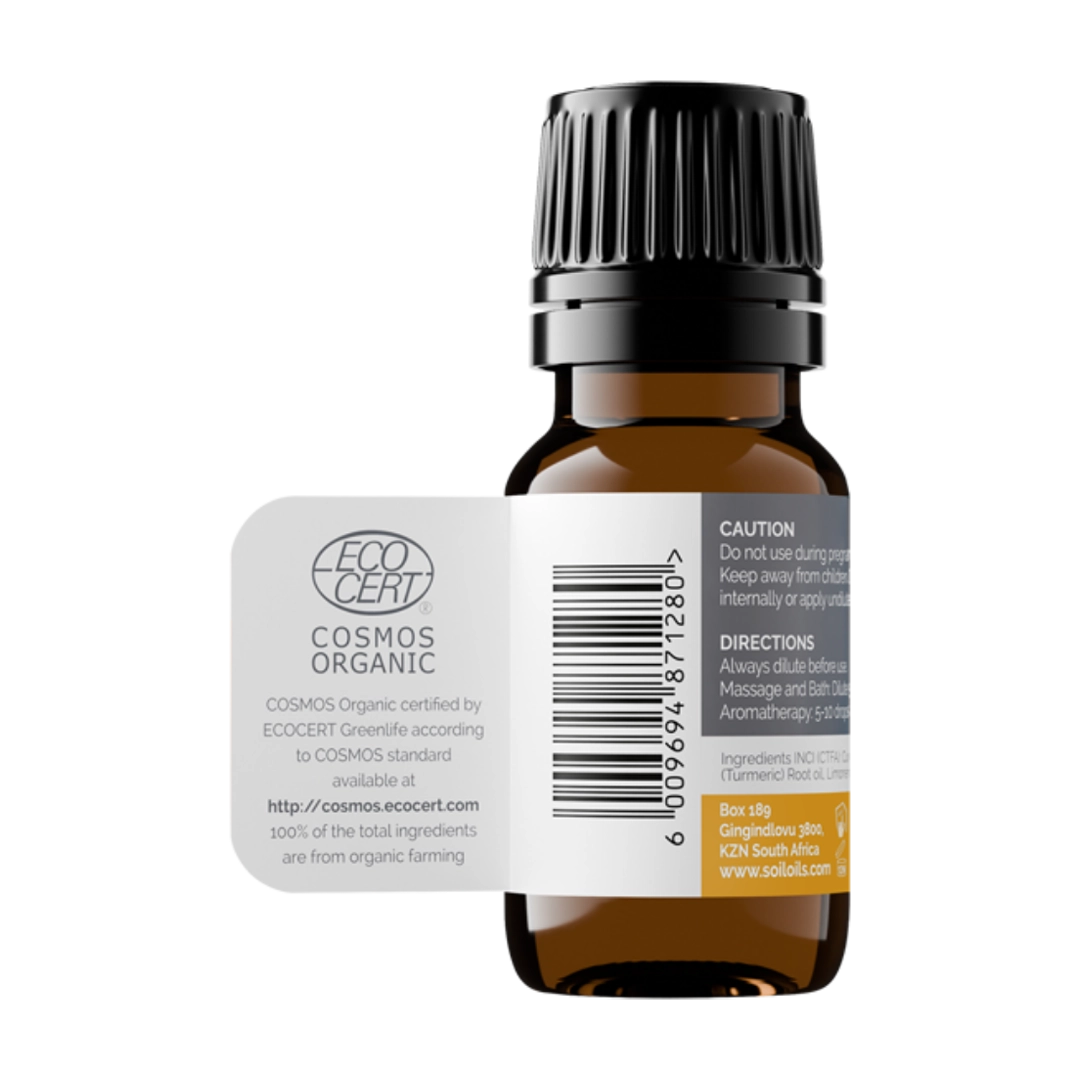 Soil Organic Turmeric Essential Oil, 10ml
