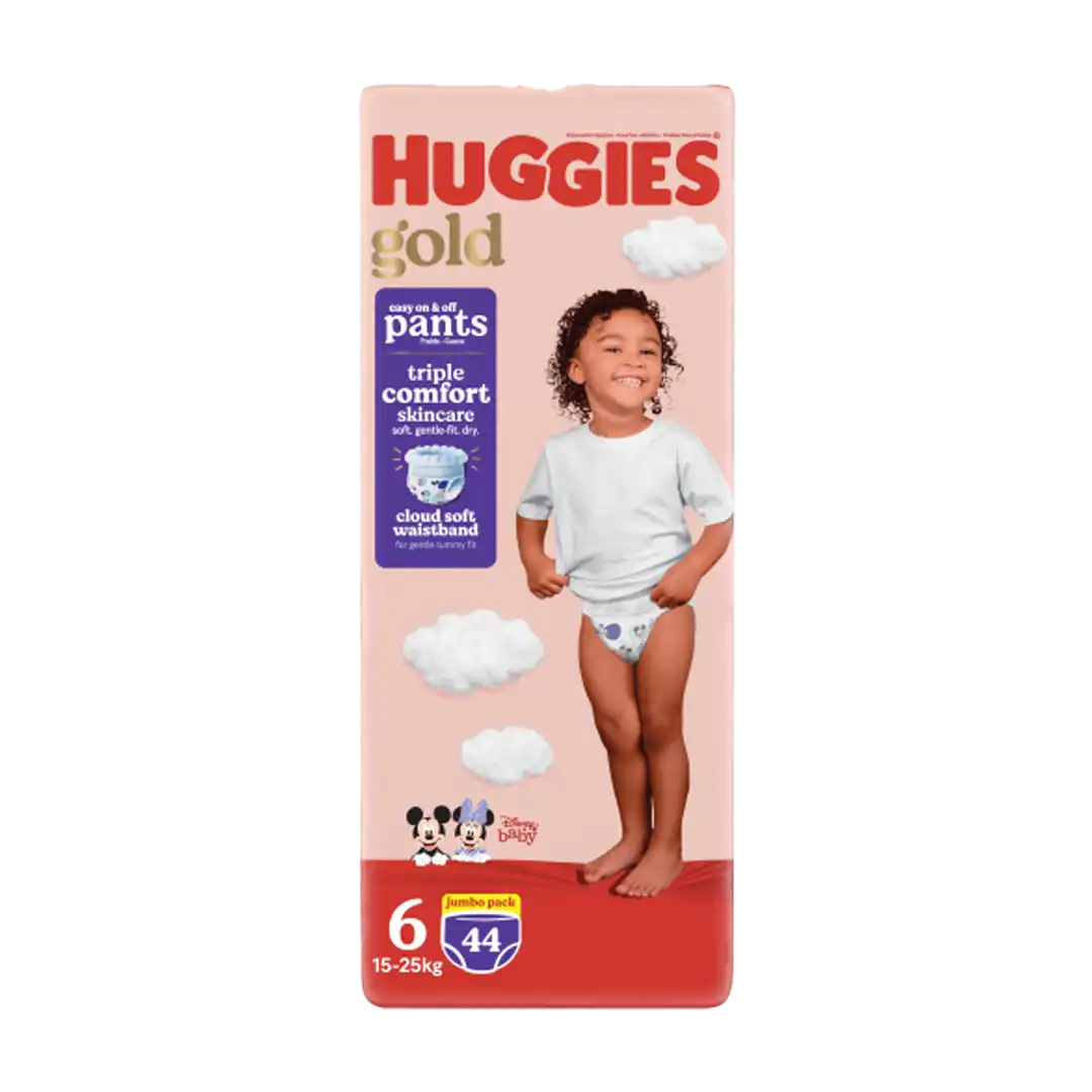 Huggies Gold Pants Jumbo Pack Size 6, 44's