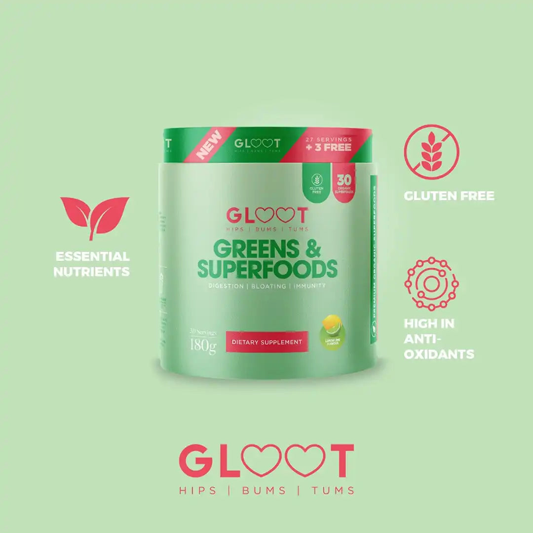 Gloot Greens & Superfoods Lemon & Lime, 180g