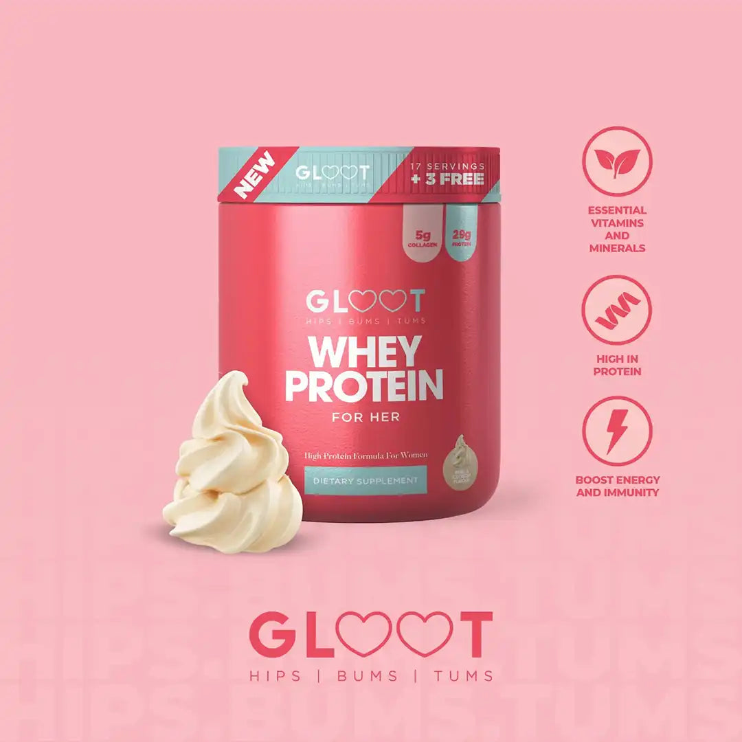 Gloot Whey Protein For Her Vanilla Ice Cream, 700g