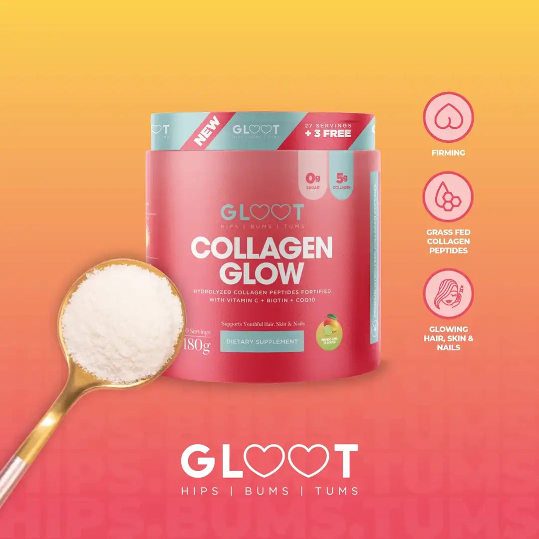 Gloot Collagen Glow Mango Lime, 195g