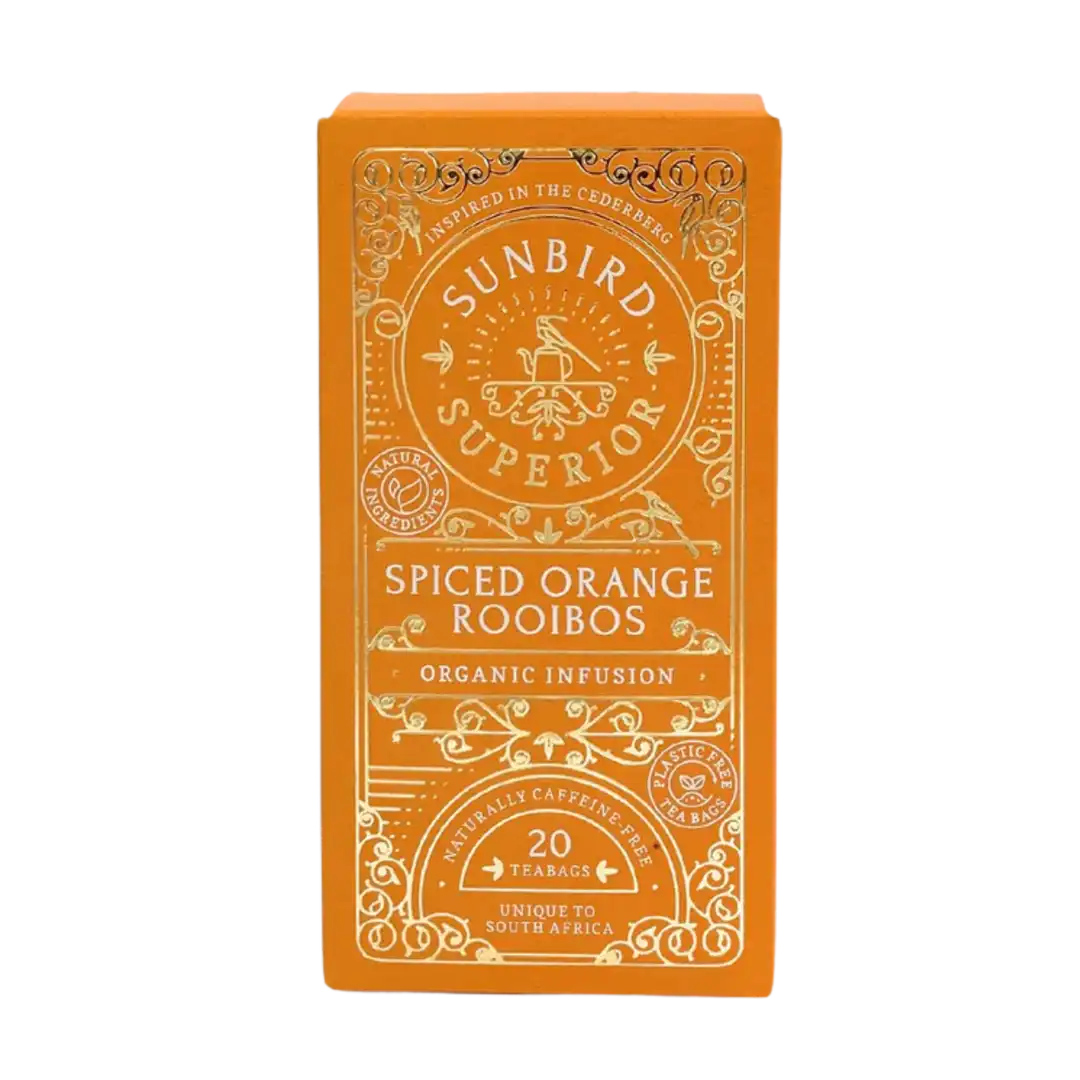 Sunbird Superior Organic Spiced Orange Rooibos, 20's