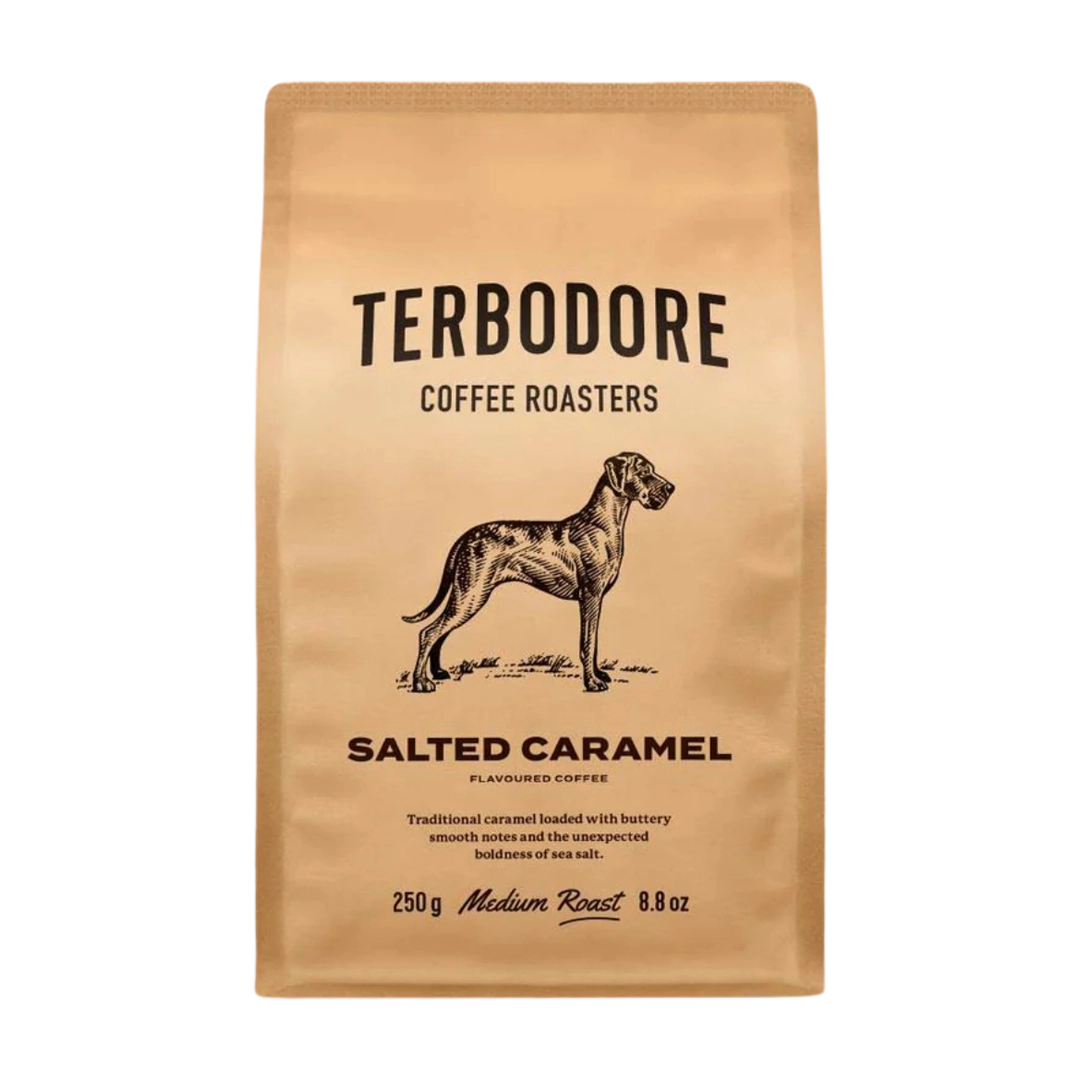 Terbodore Salted Caramel Beans, 250g