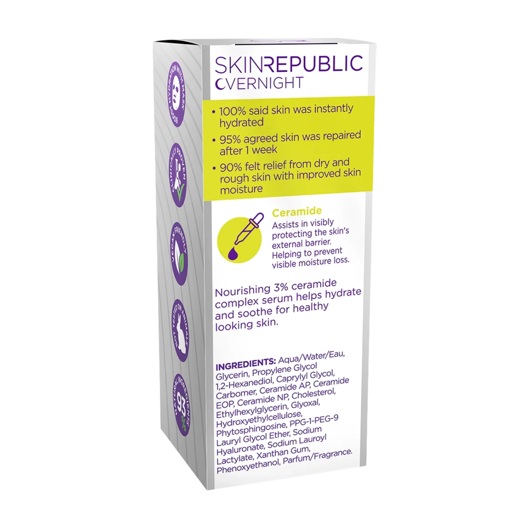 Skin Republic Ceramide Complex 3% Overnight Serum, 30ml