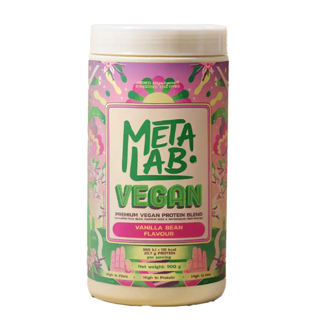Metalab VEGAN Premium Plant Protein Vanilla Bean, 900g