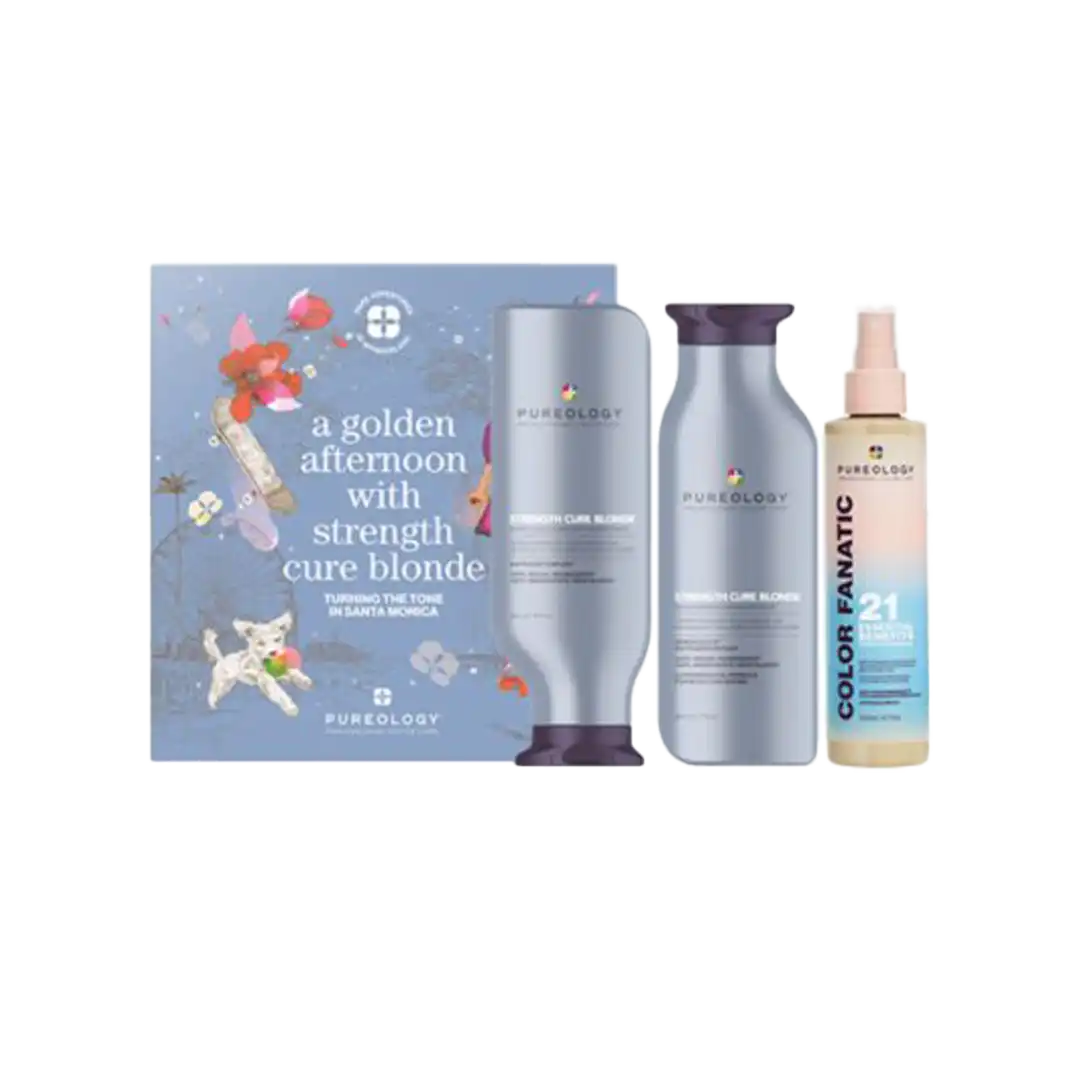 Pureology Strength Cure Blonde Gift Set- Complimentary Shampoo