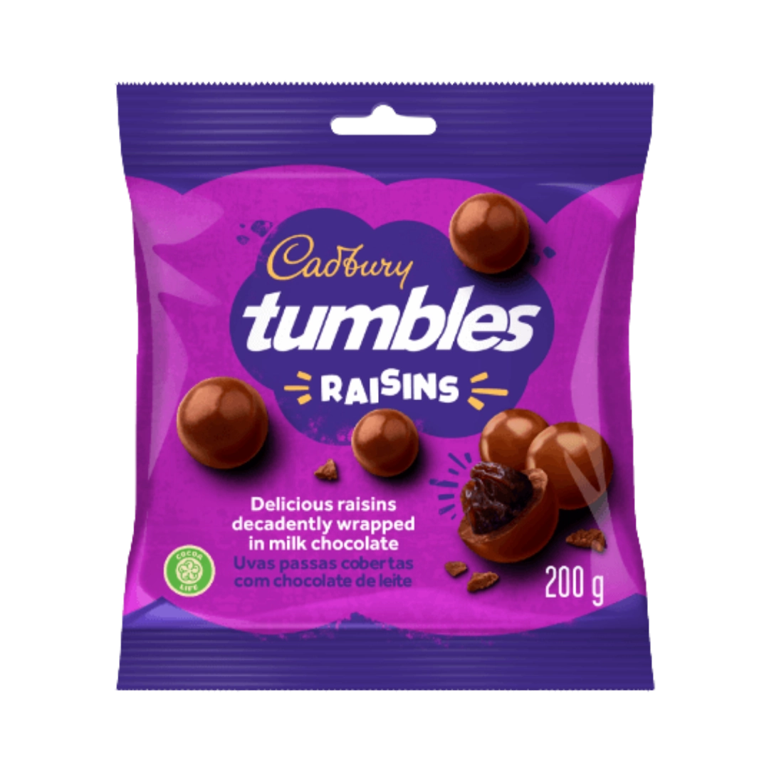 Cadbury Tumbles 200g, Assorted