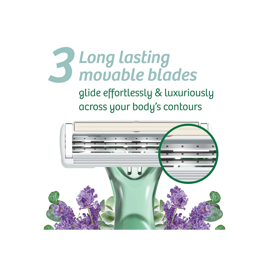 BIC Soleil Escape Women's Disposable Razors, Lavender & Eucalptus