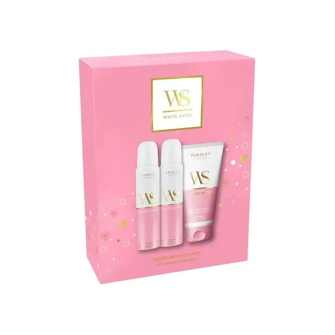 Yardley White Satin Body Spray Gift Set