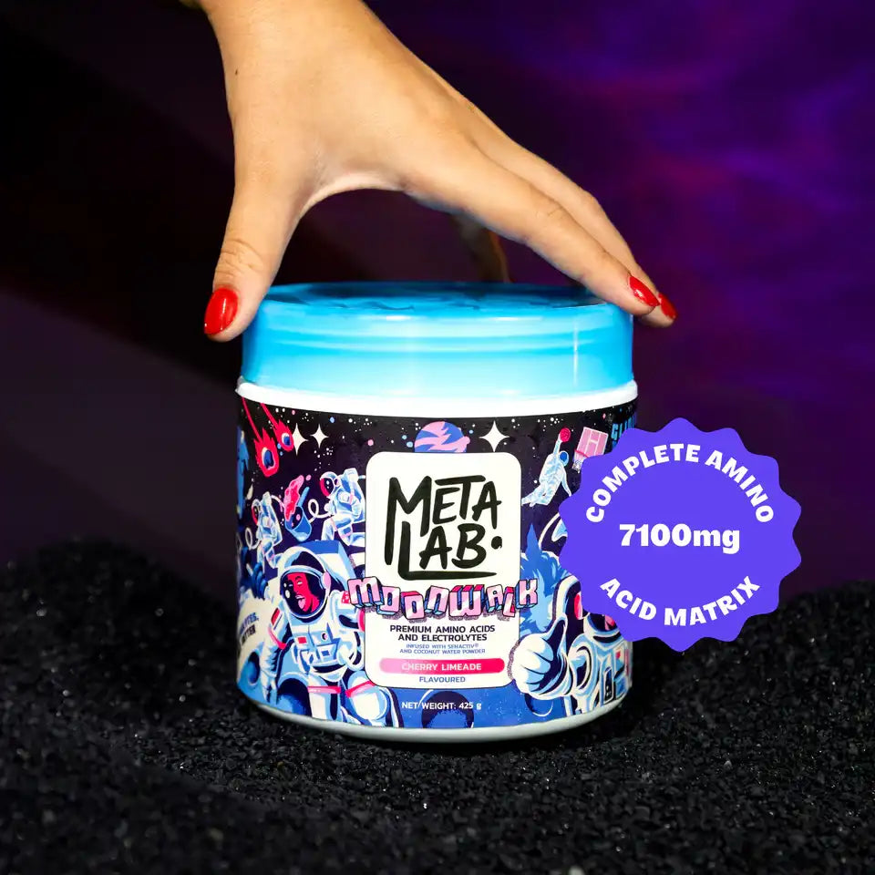 Metalab Moonwalk Premium Amino Acids & Electrolytes Cherry Limeade, 425g