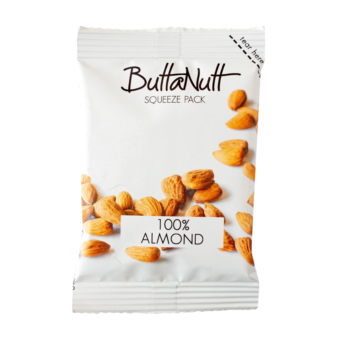 ButtaNutt 100% Almond Butter Squeeze Pack, 32g