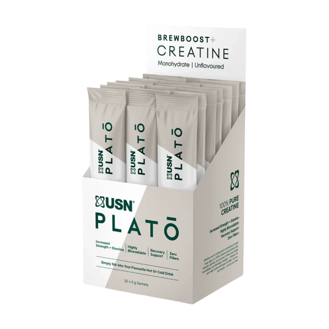 USN Plato Brewboost and Creatine Unflavoured, 5g