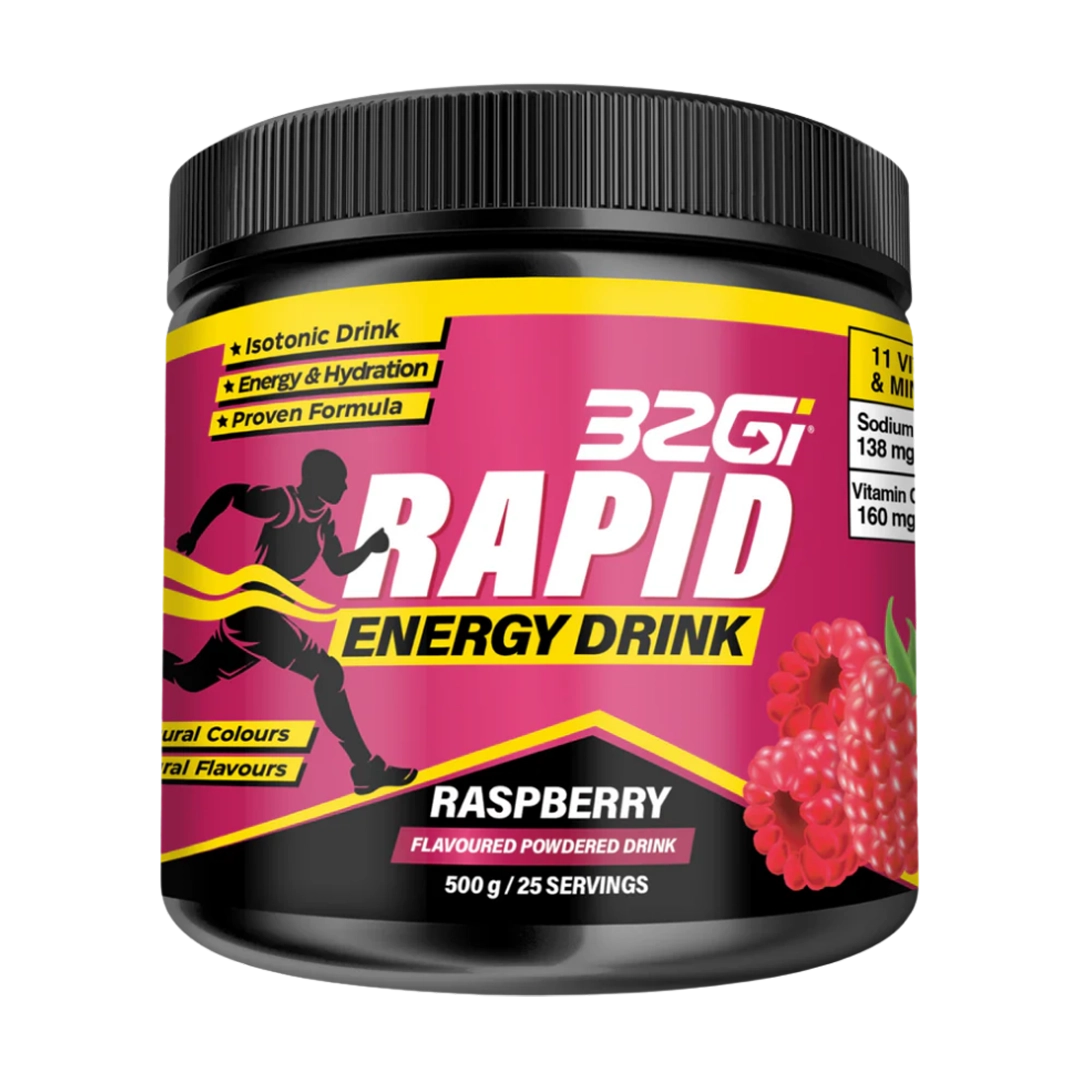 32GI Rapid Energy Isotonic Sports Drink, 500g Assorted