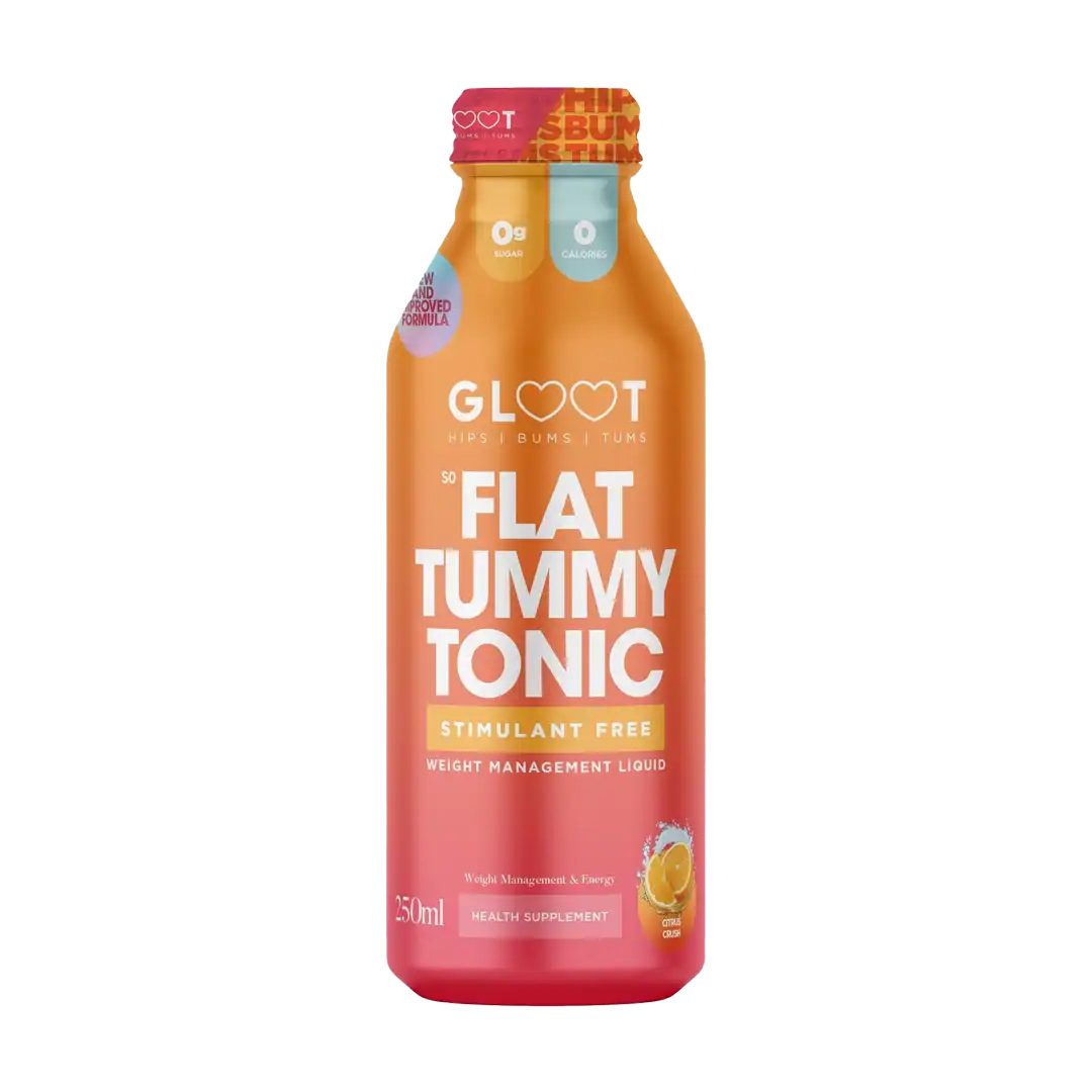 Gloot Flat Flat Tummy Tonic 250ml, Citrus Crush
