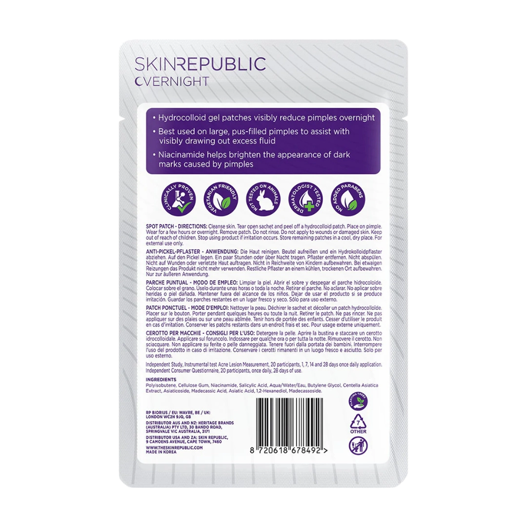 Skin Republic Spot Clear Intense Patch + Niacinamide, 24 Patches