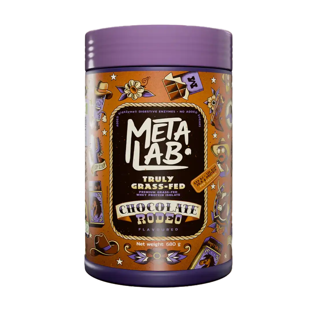 Metalab Truly Grass Fed Premium Whey Protein Isolate Chocolate Rodeo, 680g