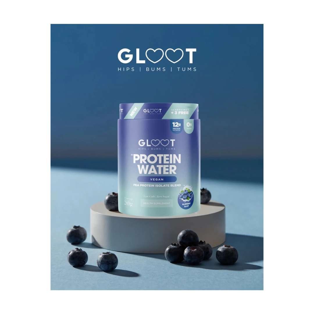 Gloot Protein Water Vegan Blueberry Blast, 280g