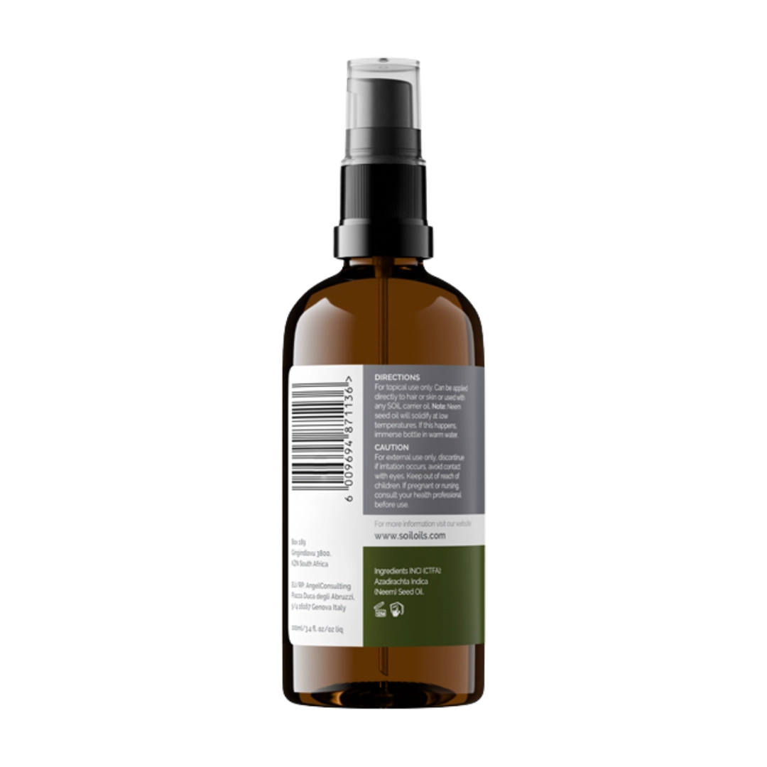 Soil Organic Neem Seed Oil, 10ml