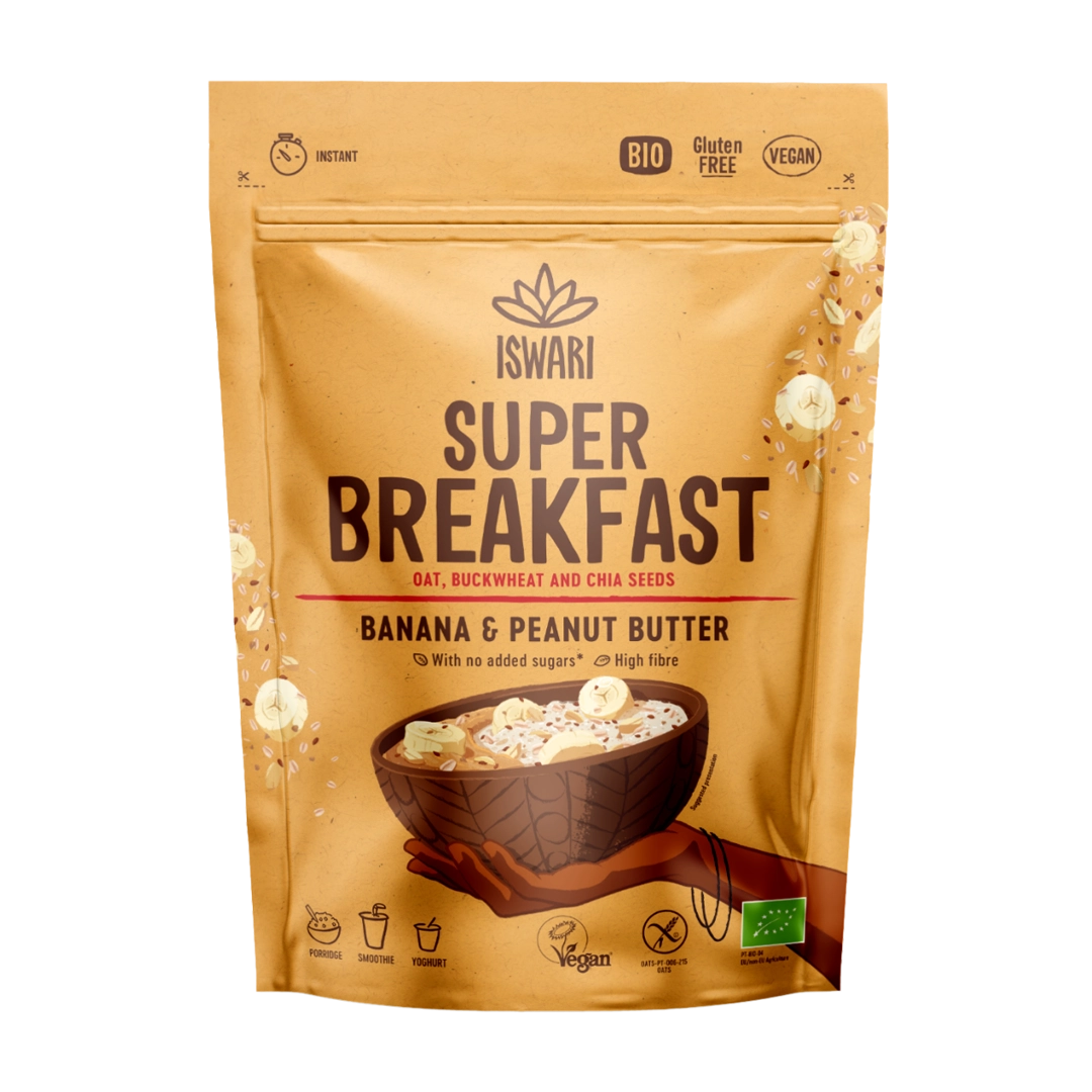 Iswari Super Breakfast Peanut Butter and Banana, 360g