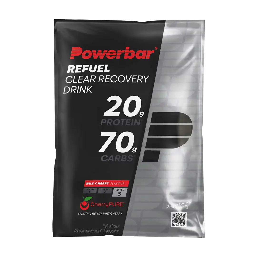 PowerBar Black Line Refuel Clear Recovery Drink Wild Cherry, 97g