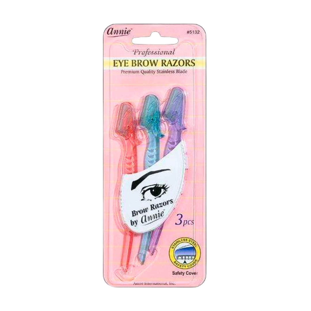 Annie Eyebrow Razor Set, 3's