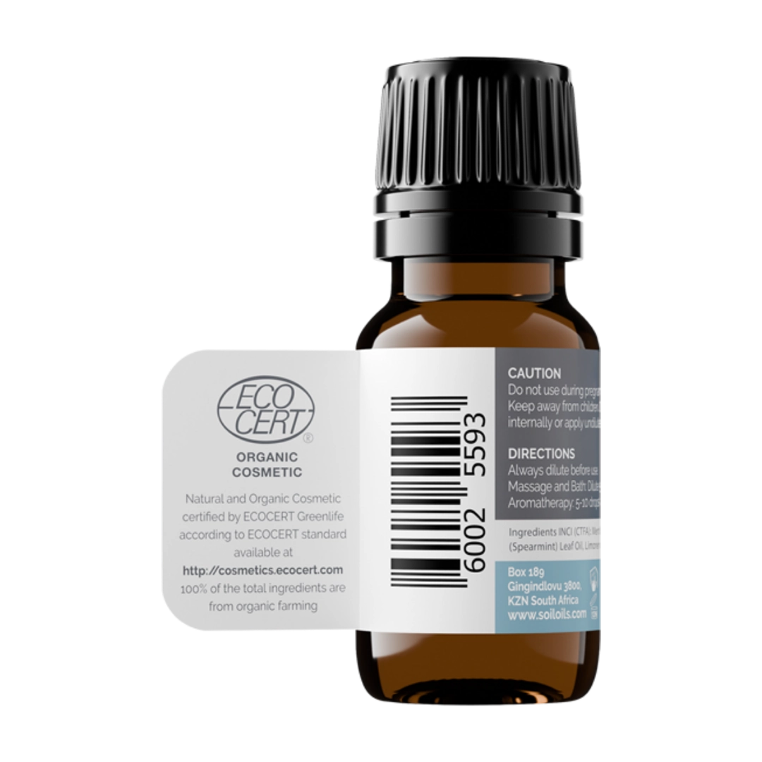 Soil Organic Spearmint Essential Oil, 10ml
