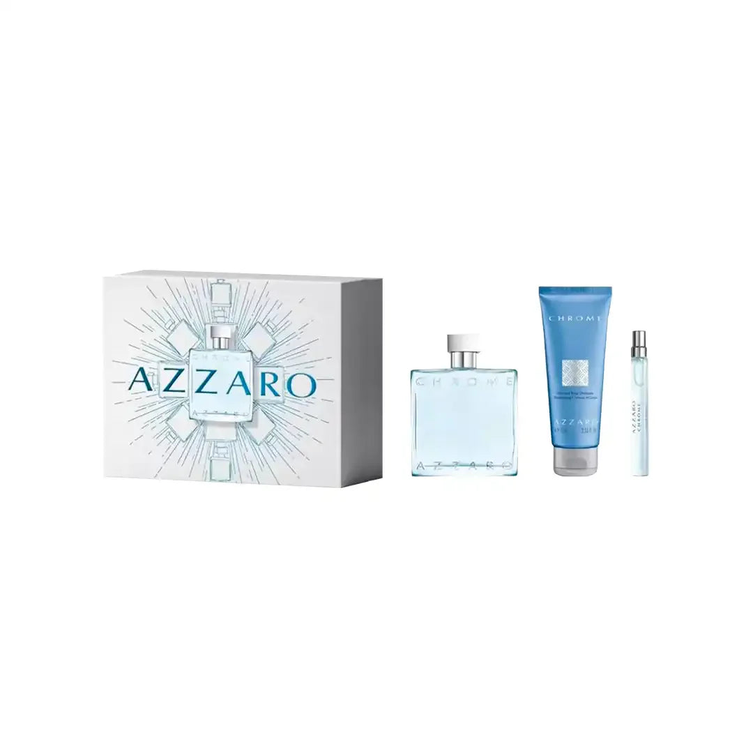 Azzaro Chrome Gift Set