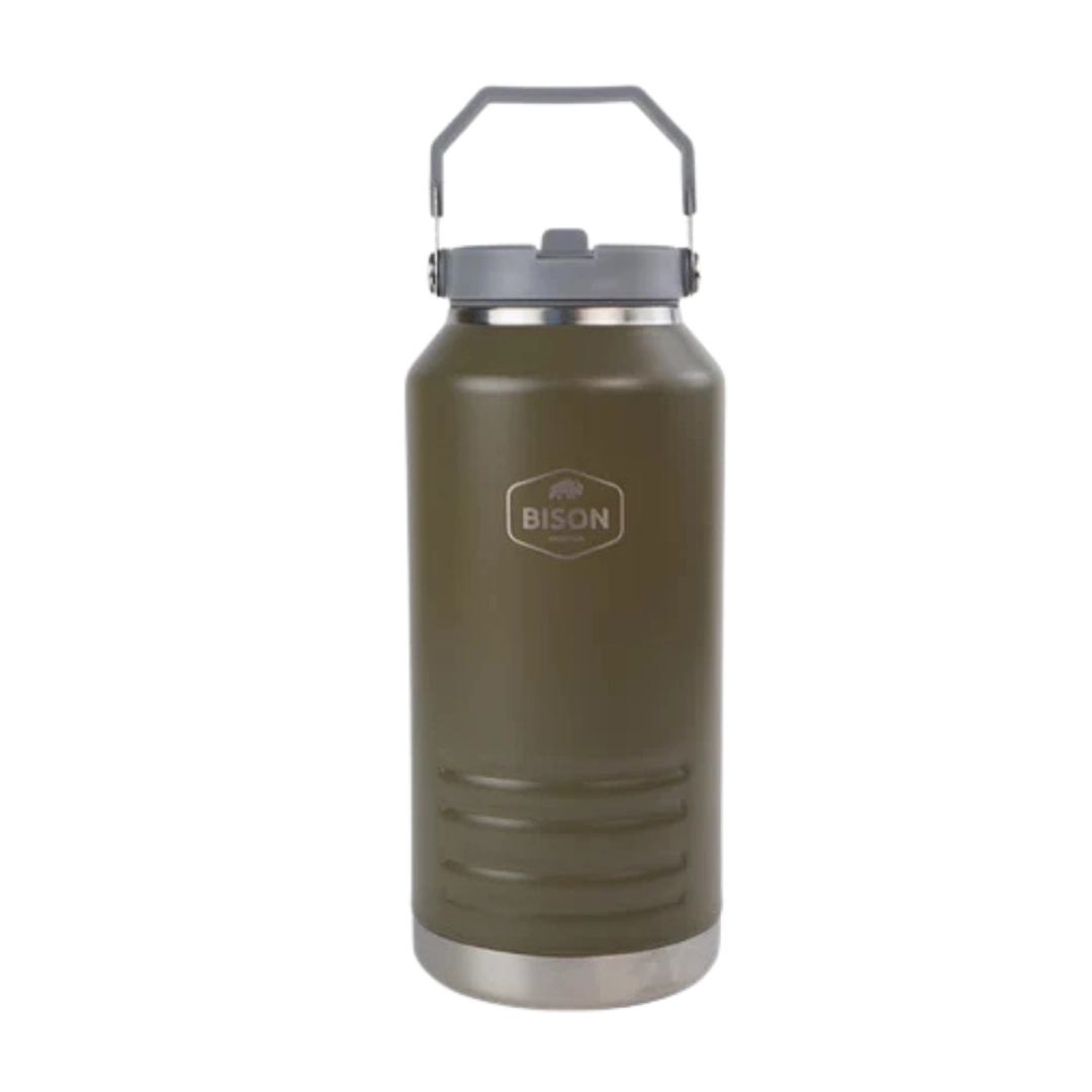 Bison Belly Flask Khaki Green, 1.9L
