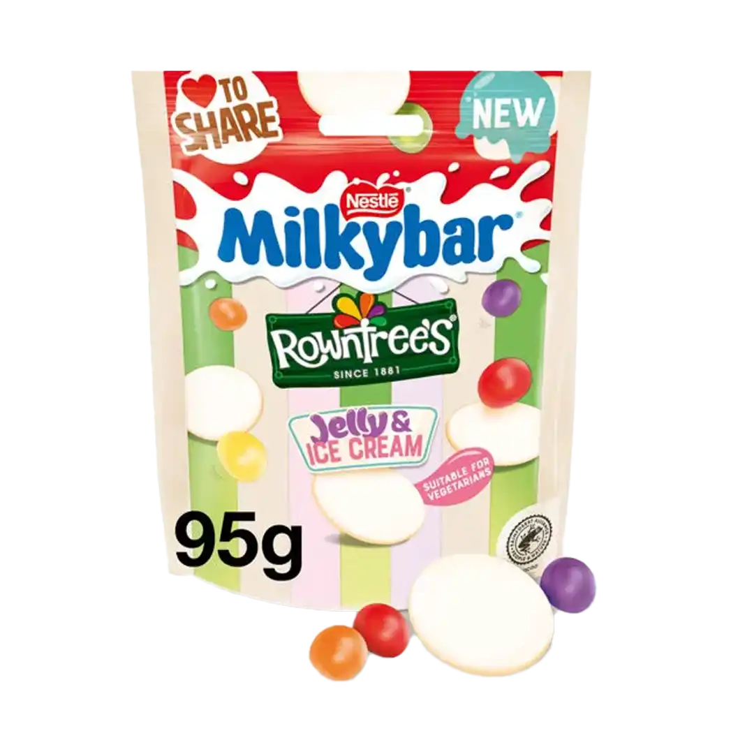 Milkybar Rowntree's Jelly & Ice Cream, 95g