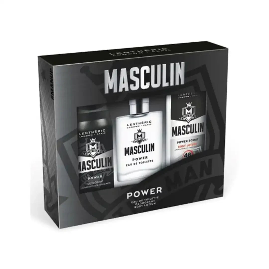 Lenthéric Masculin Power 3 Piece Gift Set