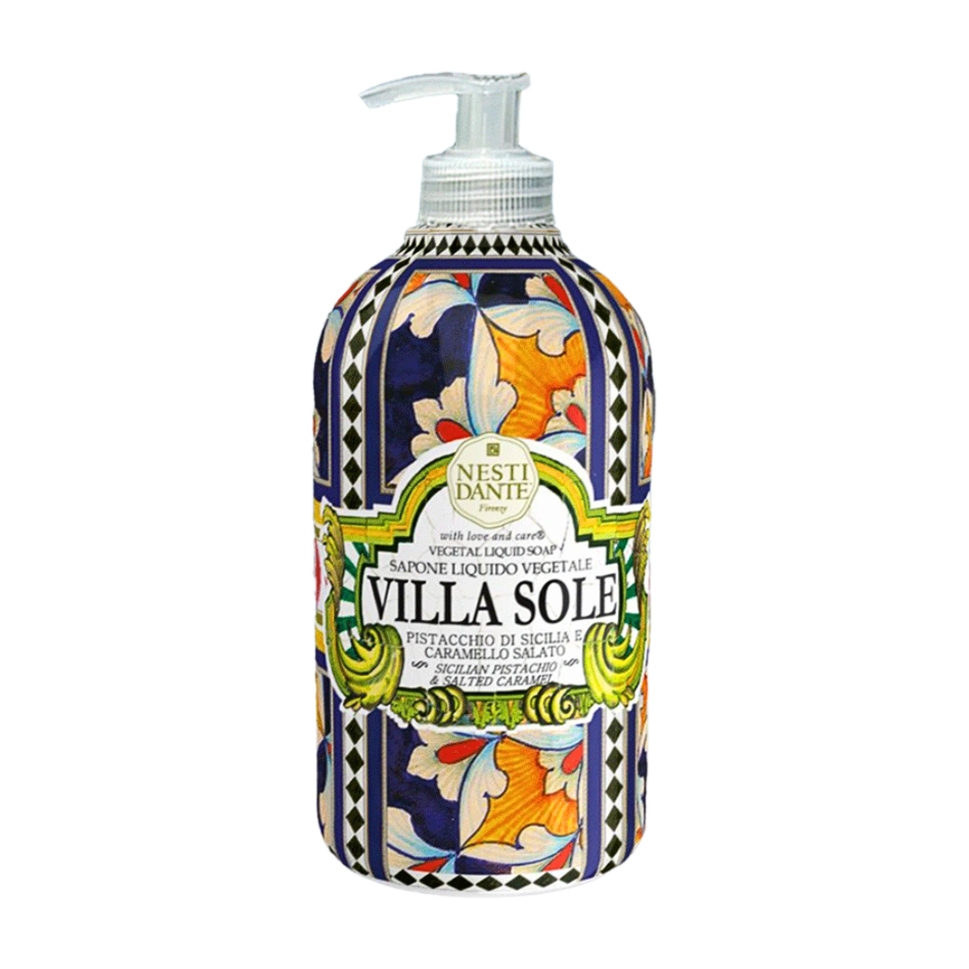 Nesti Dante Villa Sole Sicilian Pistachio & Salted Caramel Liquid Soap, 500ml