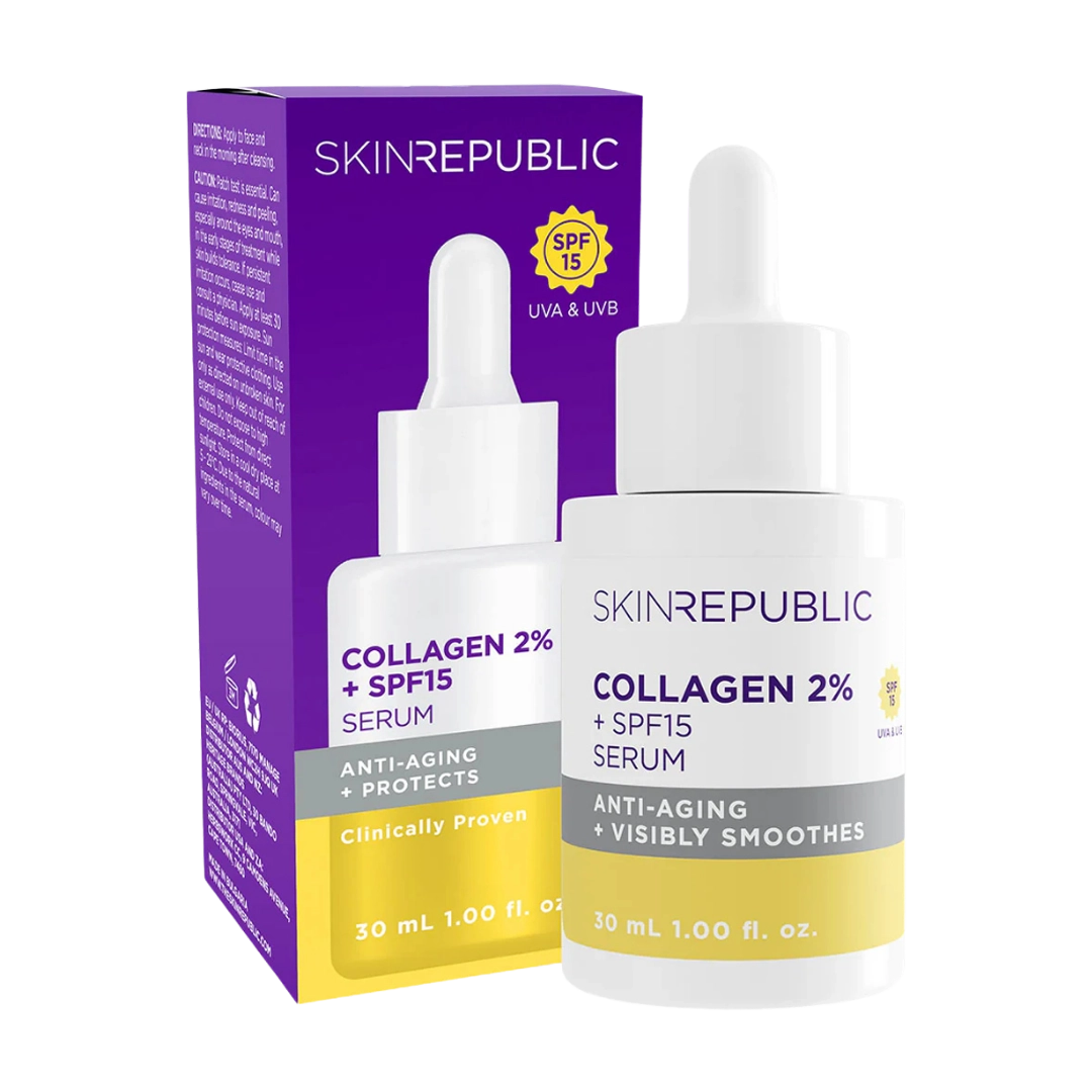 Skin Republic Collagen 2% + SPF15 Serum, 30ml