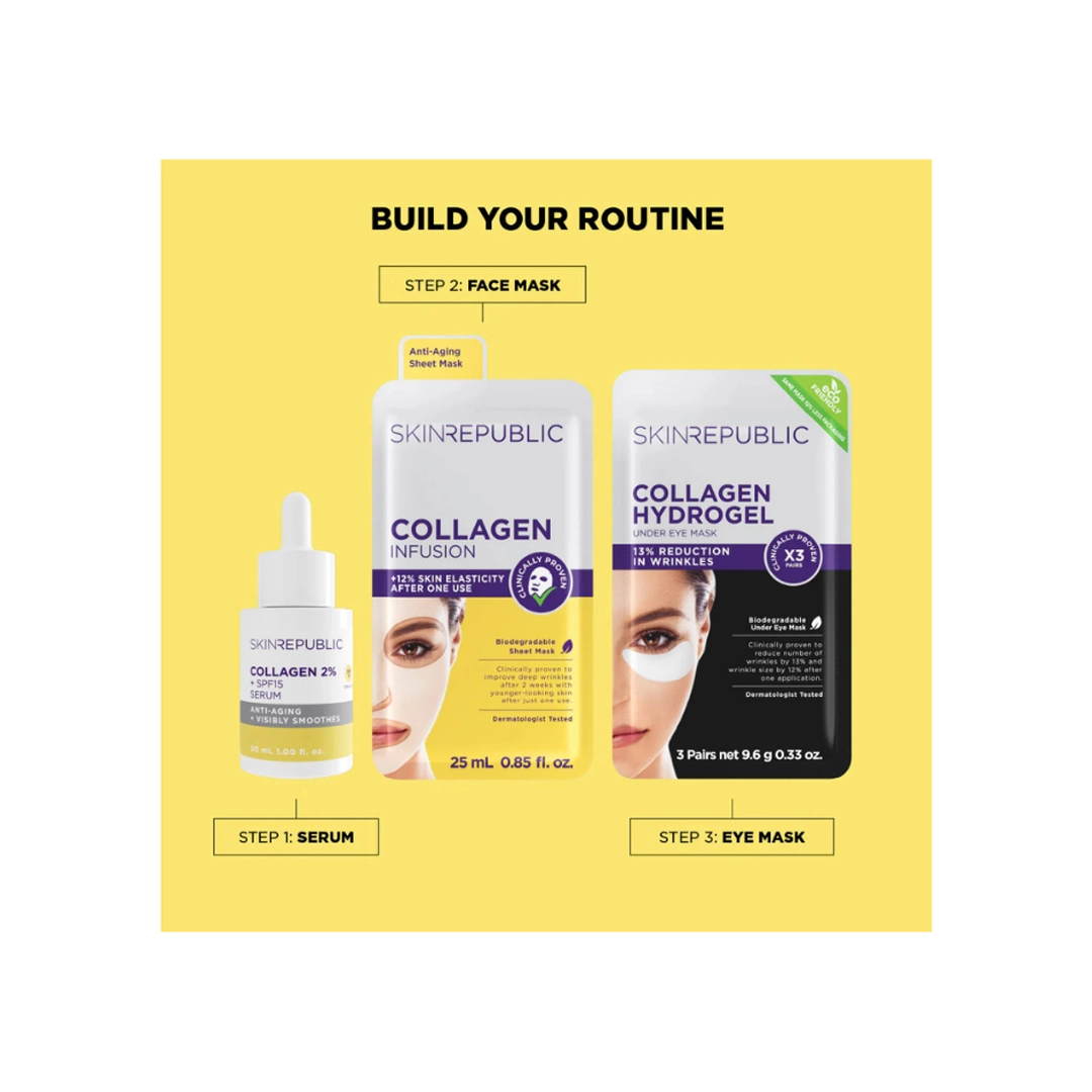 Skin Republic Collagen 2% + SPF15 Serum, 30ml