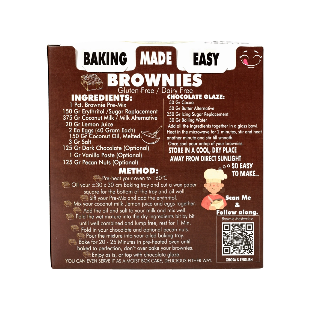 Gracious Bakers Brownie Pre-Mix, 330g