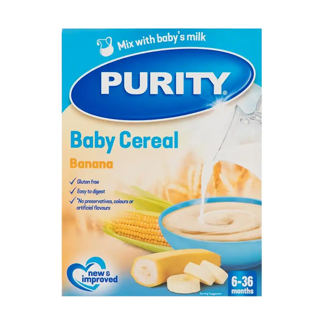 Purity 6-36 Months Cereal Banana, 200g