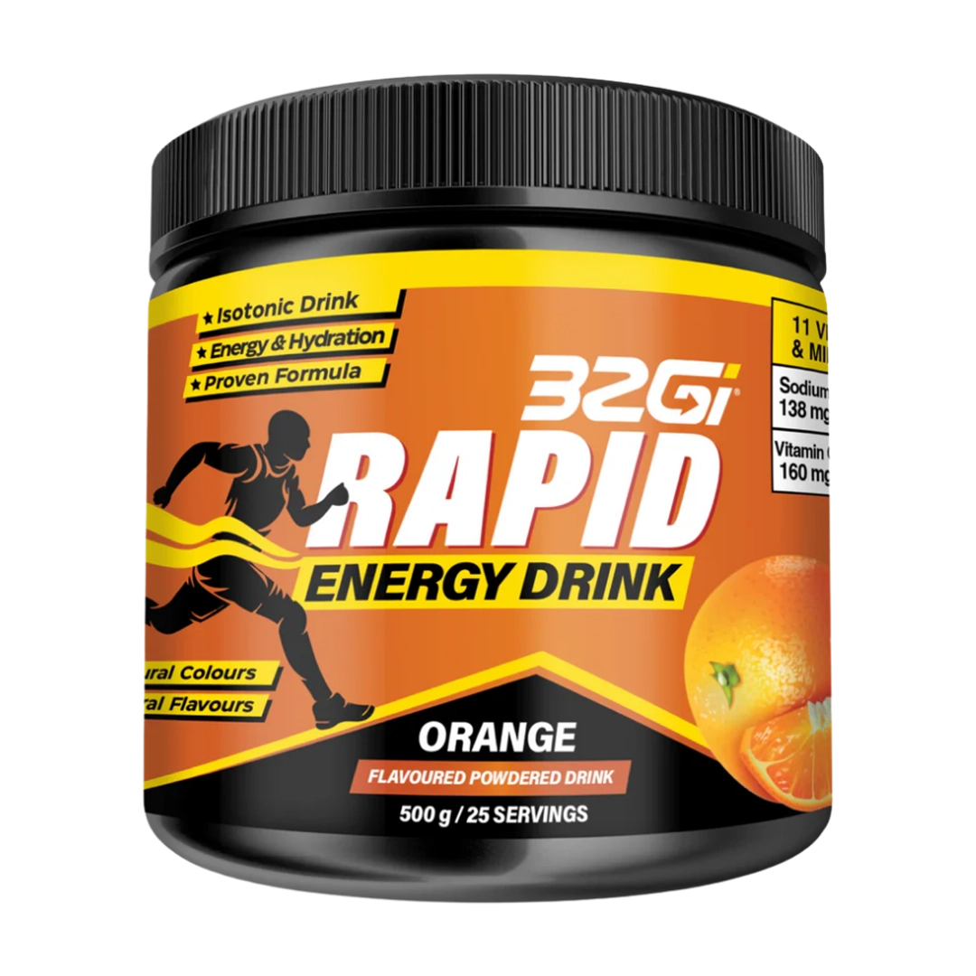 32GI Rapid Energy Isotonic Sports Drink, 500g Assorted