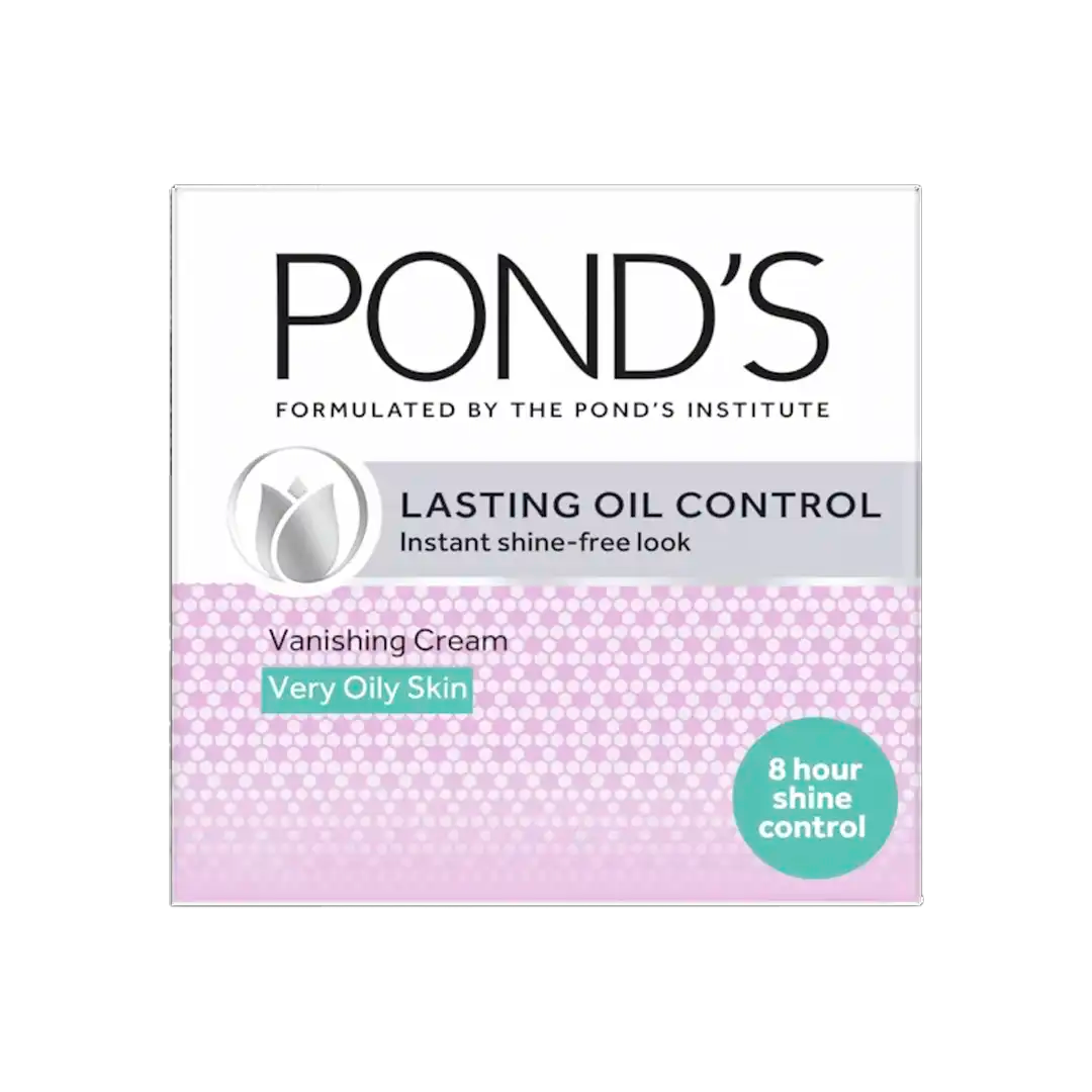 Pond's Lasting Oil Control Vanishing Cream for Very Oily Skin, 100ml