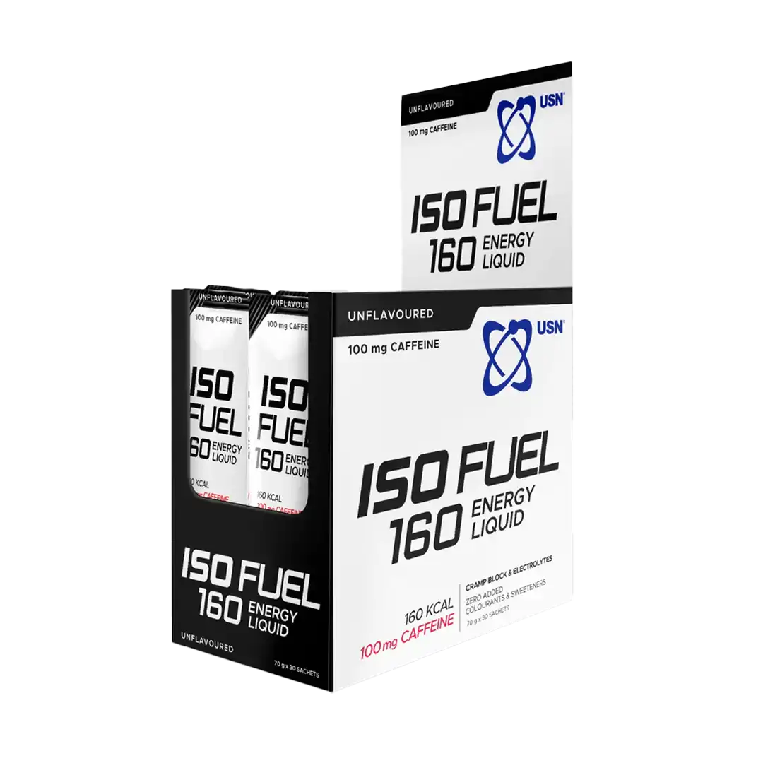 USN Iso Fuel Gel 160 Unflavoured + Caffeine, 40g