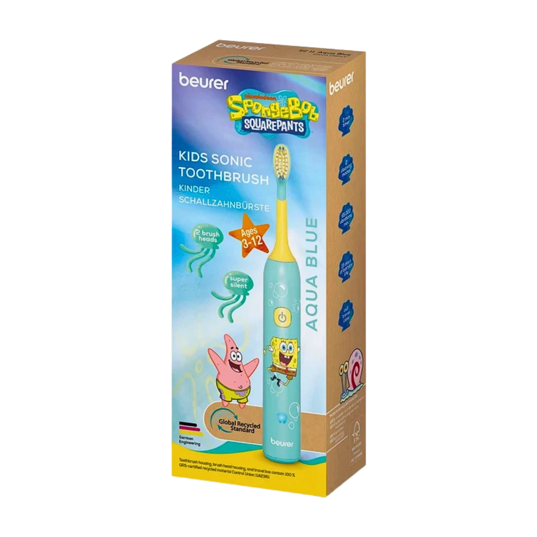 Beurer SpongeBob Sonic Toothbrush Aqua Blue