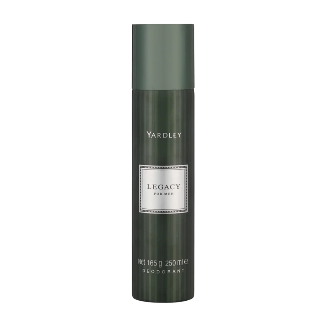 Yardley Legacy Deodorant For Men, 250ml