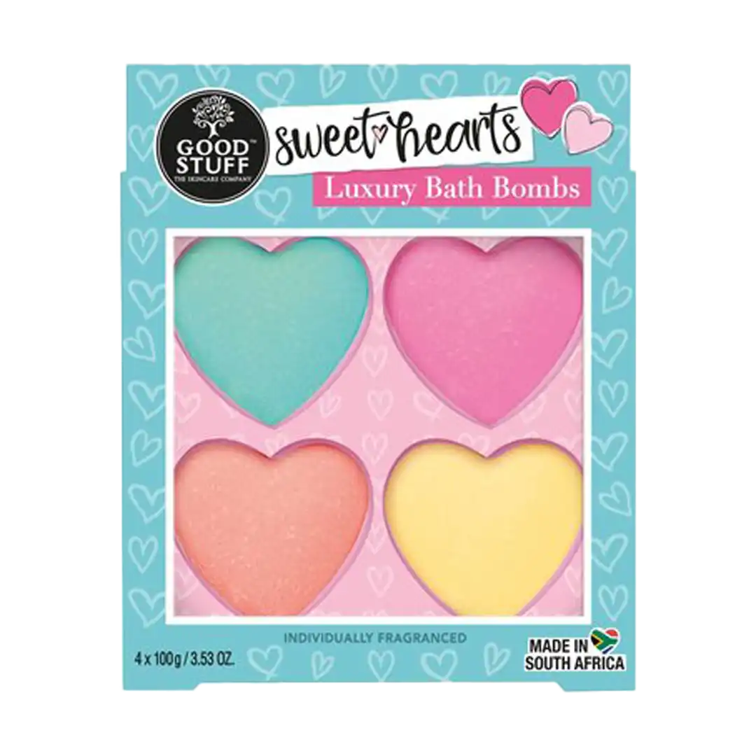 Good Stuff Sweet Heart Bath Bombs Gift Set