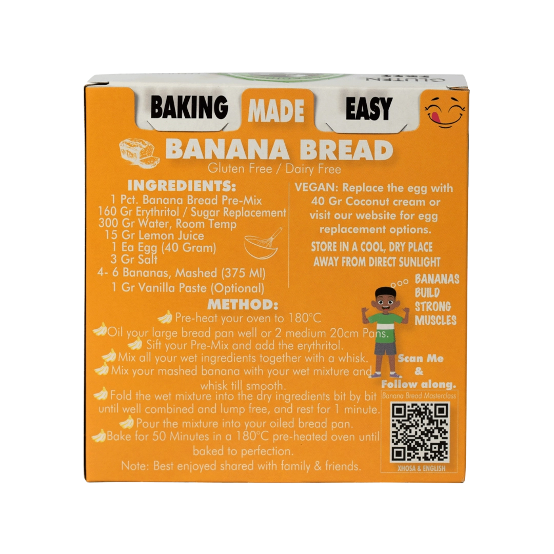 Gracious Bakers Banana Bread Pre-Mix, 360g