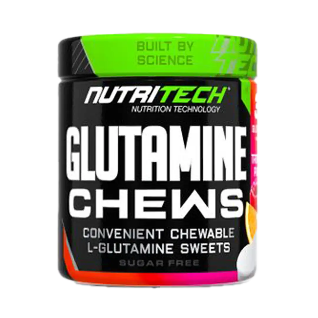 Nutritech Glutamine Chews Tropical Punch, 400g