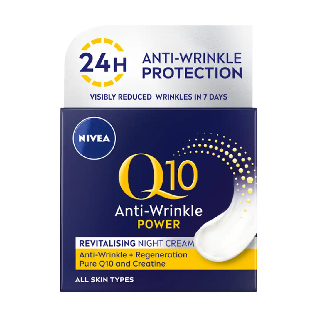 Nivea Q10 Power Anti-Wrinkle + Firming Night Cream, 50ml