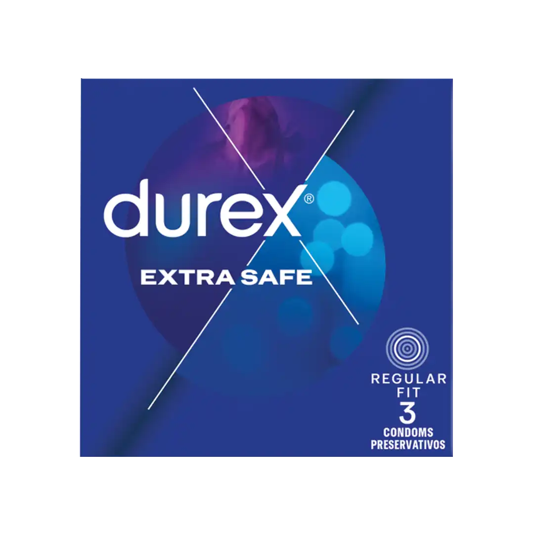 Durex Extra Safe Condoms, 3 Pack