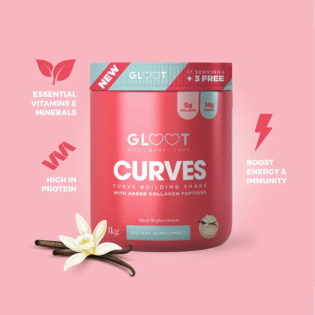 Gloot Curves Meal Replacement Vanilla Milkshake, 1kg